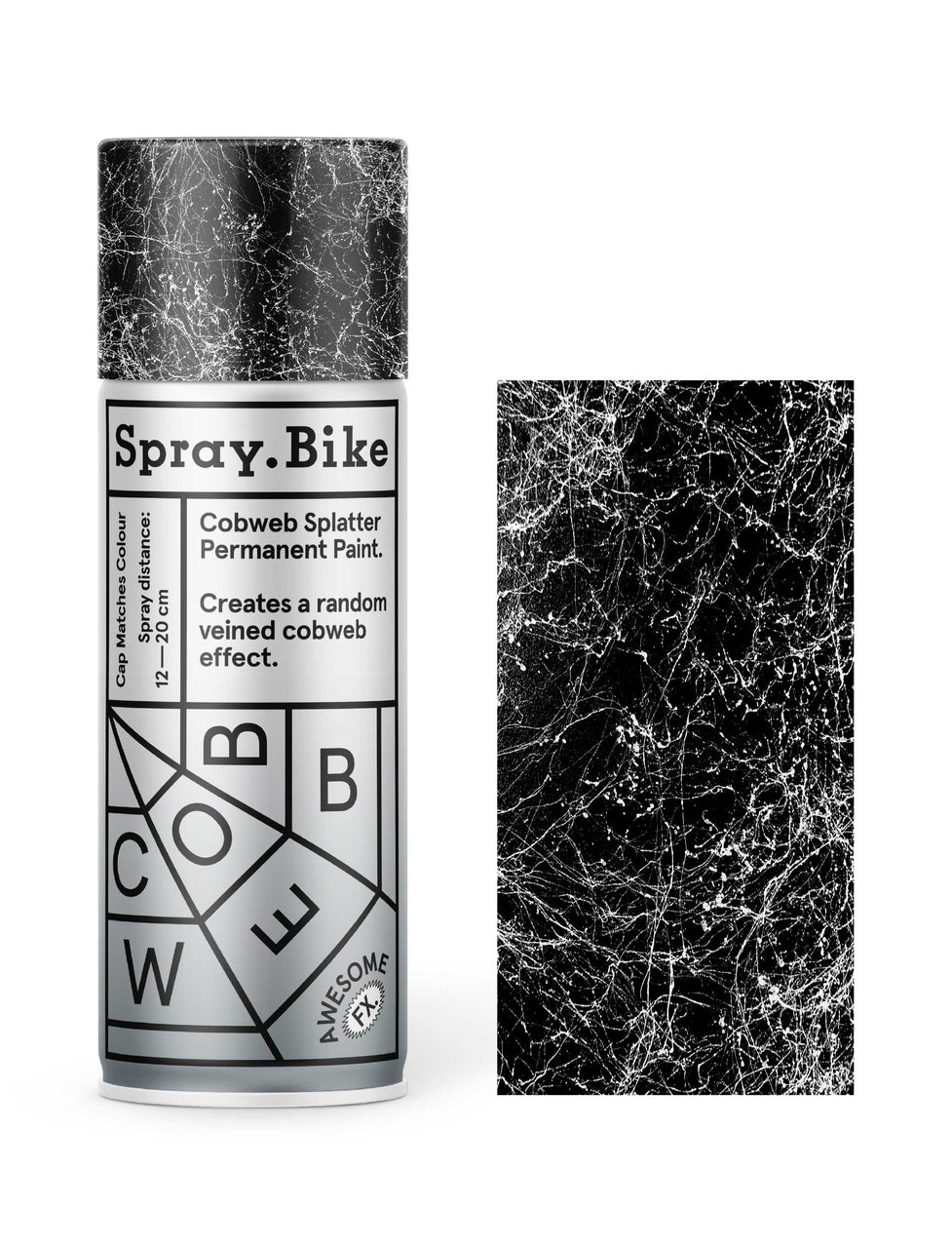 Spray.Bike Cobweb Splatter White - 400ml